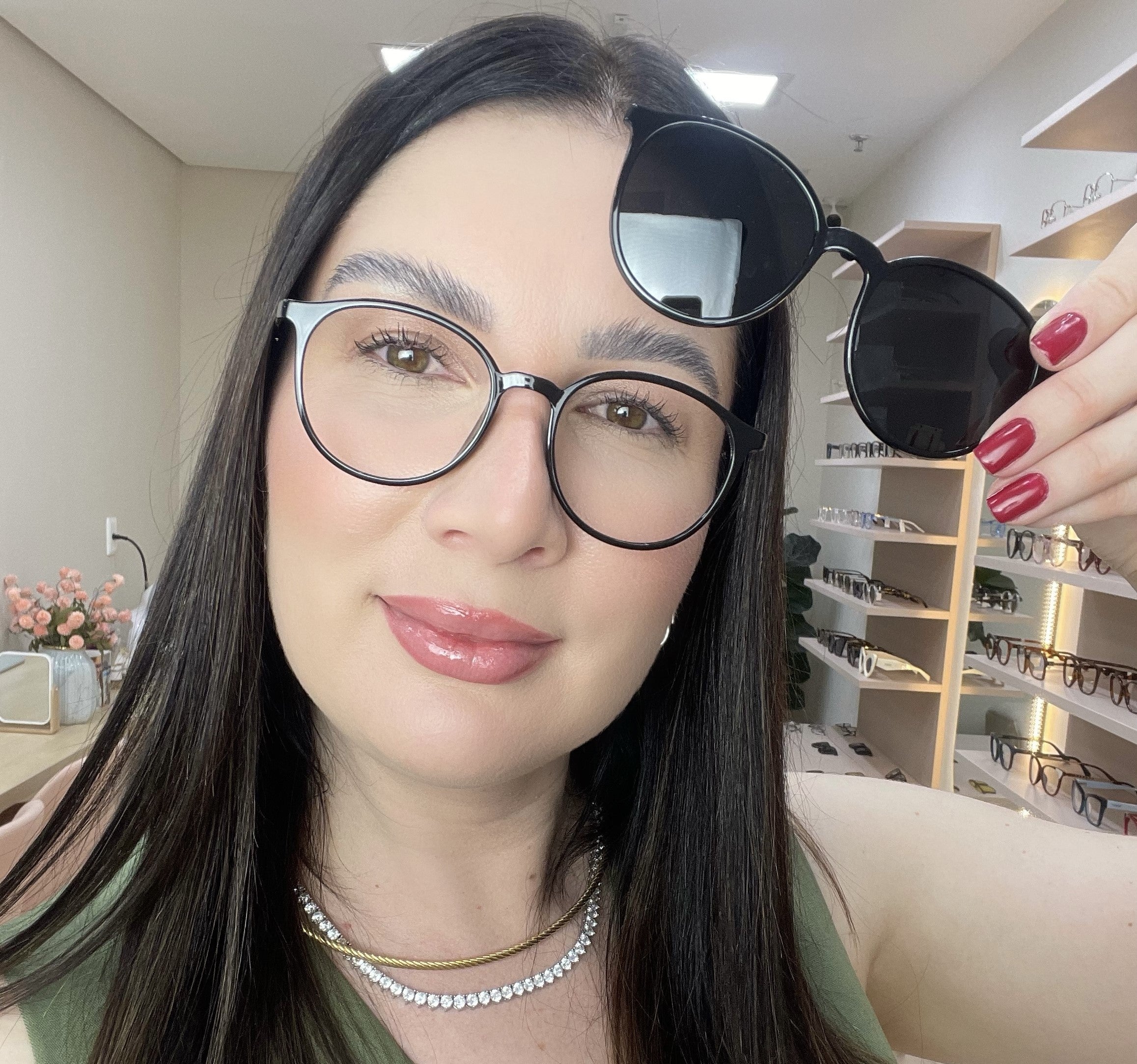 Óculos de Grau Feminino Kessy 200 Preto